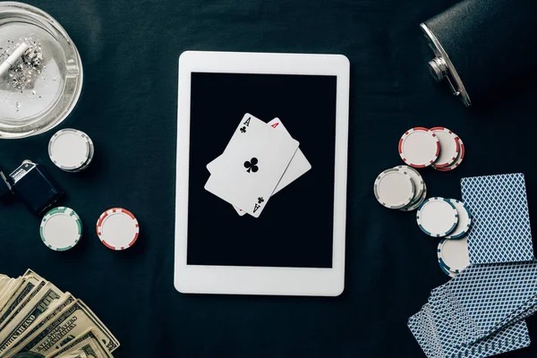 Roulette wheel spinning